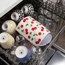 Load image into Gallery viewer, Cherries Swedish Dish Cloth