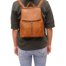 Load image into Gallery viewer, Chloe Convertible Backpack - Almond Milk