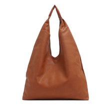 Load image into Gallery viewer, Cecilia 2-in-1 Reversible Hobo - Cognac / Fossil