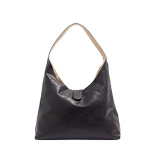 Load image into Gallery viewer, Charlene 2-in-1 Reversible Hobo - Black / Light Khaki
