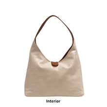 Load image into Gallery viewer, Charlene 2-in-1 Reversible Hobo - Camel / Cream
