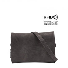 Load image into Gallery viewer, Nita Crossbody Wallet - Charcoal Grey