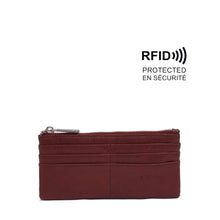 Load image into Gallery viewer, Briella Slim Wallet - Bungundy