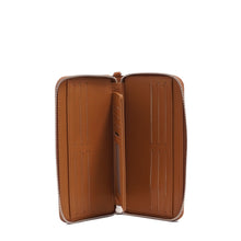 Load image into Gallery viewer, Treena Zip-Around Wallet - Camel