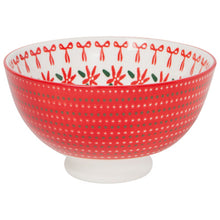 Load image into Gallery viewer, Wreaths Stamped Bowl 4 Inch