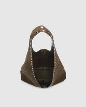 Load image into Gallery viewer, Hailey Suede Shoulder Bag- Olive