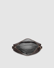 Load image into Gallery viewer, Daisy Stripe Crossbody Bag- Chocolate