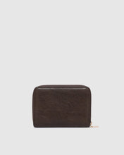 Load image into Gallery viewer, Eden Saddle Wallet- Chocolate