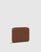 Load image into Gallery viewer, Eden Saddle Wallet- Cognac