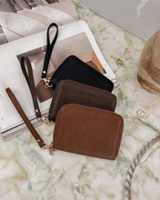 Load image into Gallery viewer, Eden Saddle Wallet- Cognac