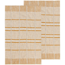Load image into Gallery viewer, Saffron Finley Check Dishtowels Set of 2