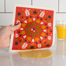 Load image into Gallery viewer, Fall Foliage Swedish Sponge Cloth