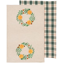 Load image into Gallery viewer, Cedar & Citrus Dishtowels - Set of 2