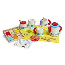 Load image into Gallery viewer, Wooden Steep & Serve Tea Set