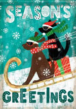 Load image into Gallery viewer, Winter/Christmas Garden Flag