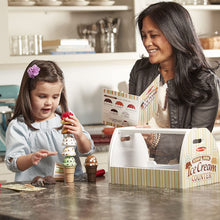 Load image into Gallery viewer, Wooden Ice Cream Counter