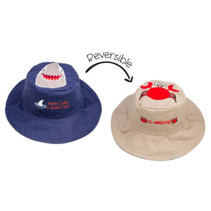 Kids/Baby UPF50+ Sun Hat - Shark/Crab