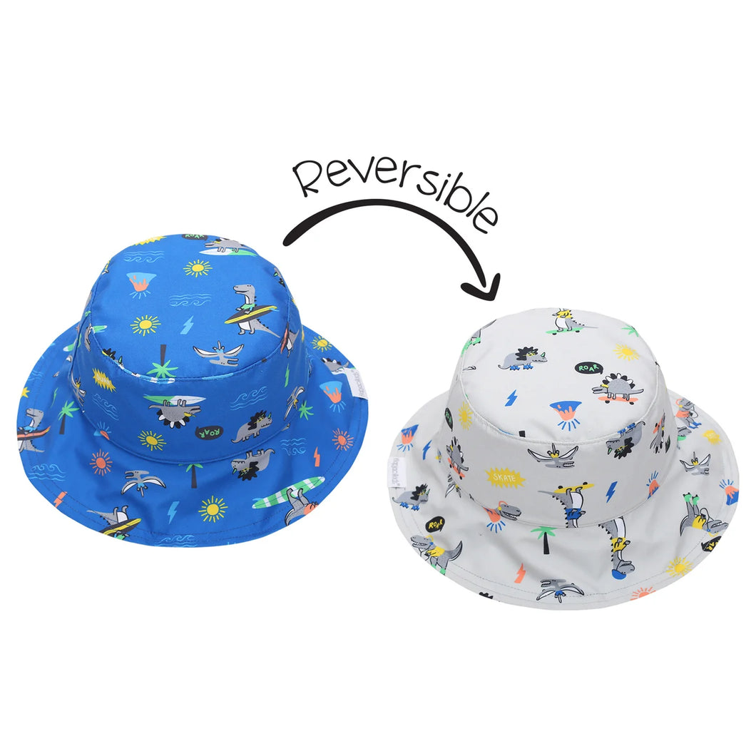 Kids/Baby UPF50+ Patterned Sun Hat - Dino