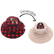 Load image into Gallery viewer, Kids/Baby UPF50+ Sun Hat - Moose/Blackbear
