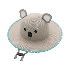 Load image into Gallery viewer, Kids' Straw Hat - Koala