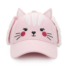 Load image into Gallery viewer, Kids Cap with Earflaps - Cat