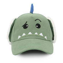 Load image into Gallery viewer, Kids Cap with Earflaps - Dino