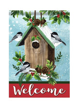 Load image into Gallery viewer, Winter/Christmas Garden Flag