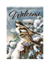 Load image into Gallery viewer, Winter/Christmas Garden Flag