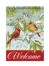 Load image into Gallery viewer, Winter/Christmas Garden Flag