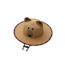 Load image into Gallery viewer, Kids' Straw Hat - Bear