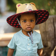 Load image into Gallery viewer, Kids' Straw Hat - Bear