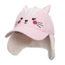 Load image into Gallery viewer, Kids Cap with Earflaps - Cat