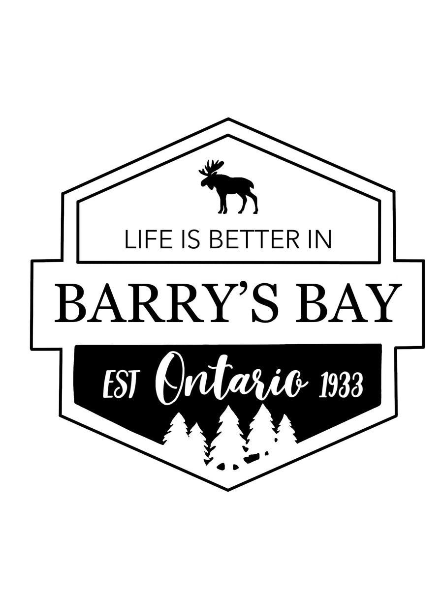 Barry's Bay Sticker Gift It Gray