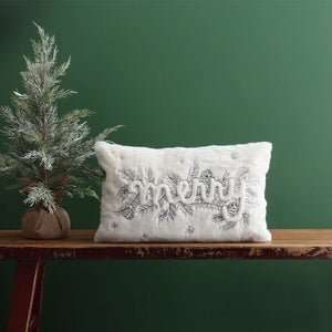 Frosted Merry Cushion