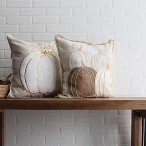 Neutral Pumpkin Cushion