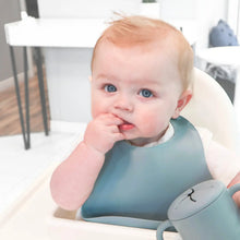 Load image into Gallery viewer, Silicone Bib - Sage
