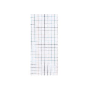 Blue Kitchen Check Single Terry Reverse Towel