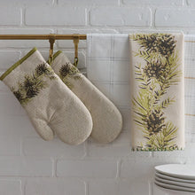 Load image into Gallery viewer, Shimmer Pine Cone Tea Towels - Set Of 3
