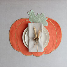 Load image into Gallery viewer, Russet Velvet Pumpkin Placemat
