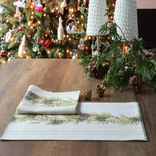 Load image into Gallery viewer, Shimmer Pinecone Napkin - Set Of 4
