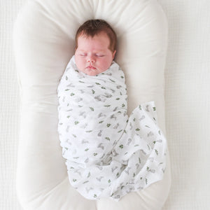 Swaddle Blanket Muslin Cotton - Bunnies