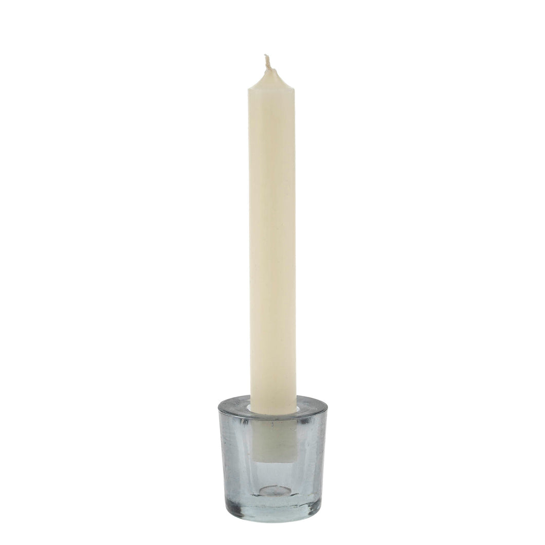 Grey Prism Candle Holder