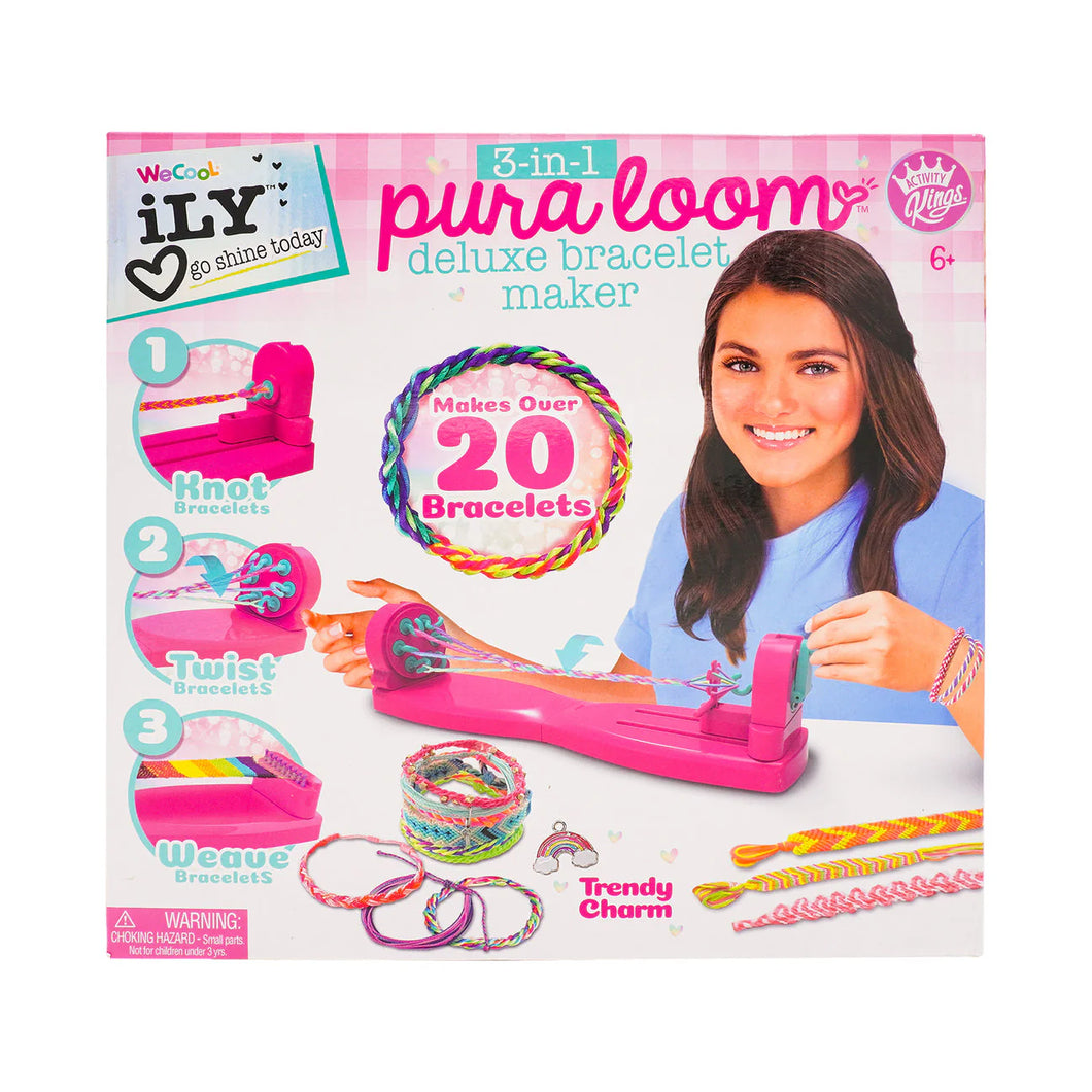 3-in-1 Pura Loom Deluxe Bracelet Maker