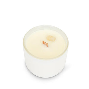 Mini Clear Quartz Crystal Candle