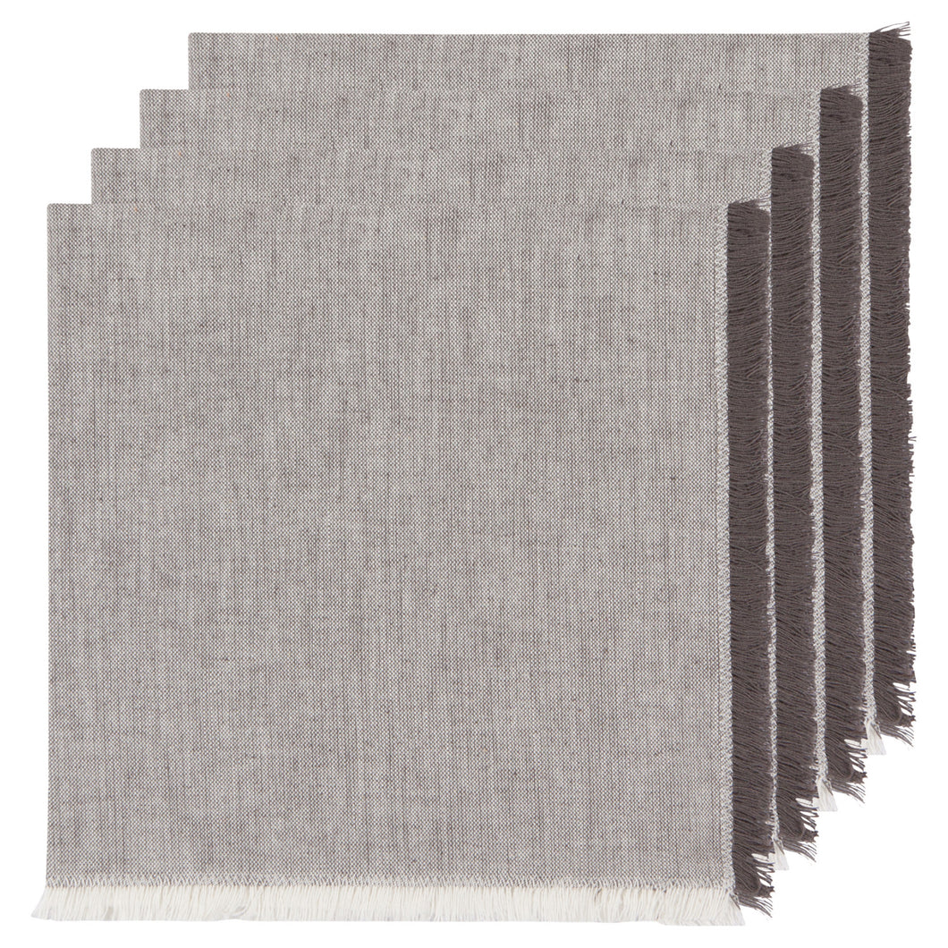 Shadow Chambray Napkins - Set of 4