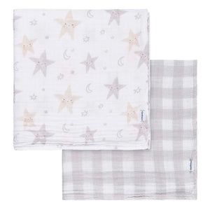 Celestial Muslin Blanket - 2pk