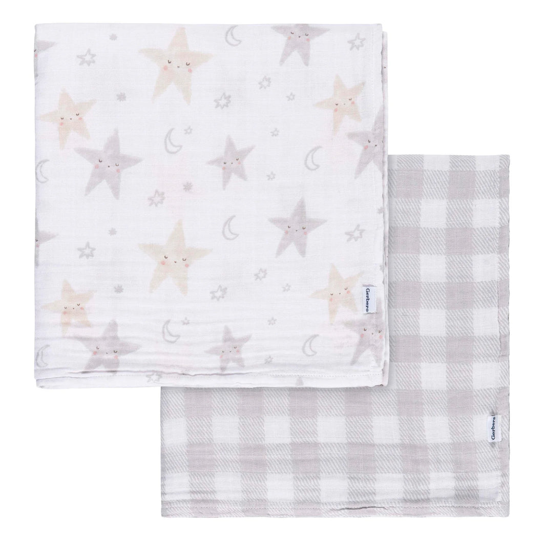 Celestial Muslin Blanket - 2pk