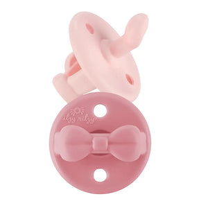 Pink Sweetie Orthodontic Pacifier Set