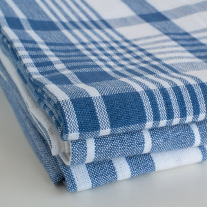 Royal Blue Jumbo Dishtowels - Set of 3