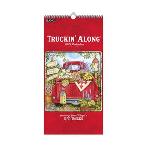 Truckin' Along - Lang Vertical Calendar 2024